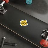Left Lane Rehab Logo Sticker — Yellow Diamond Traffic Sign